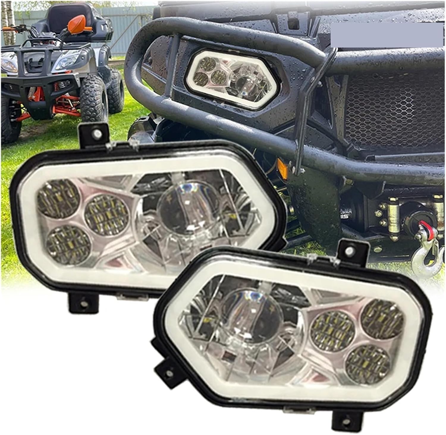 オートバイエンジェルアイスクランブラー LED ヘッドライト変換交換用